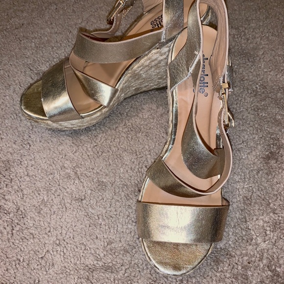 Charlotte Rousse woven wedge sandals - Picture 2 of 3